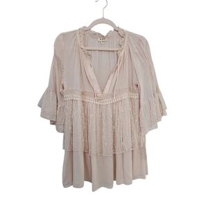POL Cream Lace Blouse